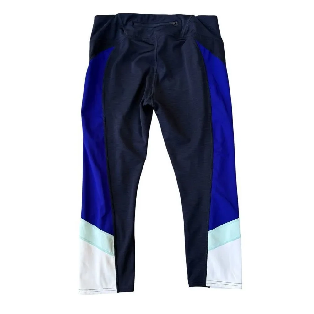 Athleta Sonar Colorblock Capri Leggings women’s size M